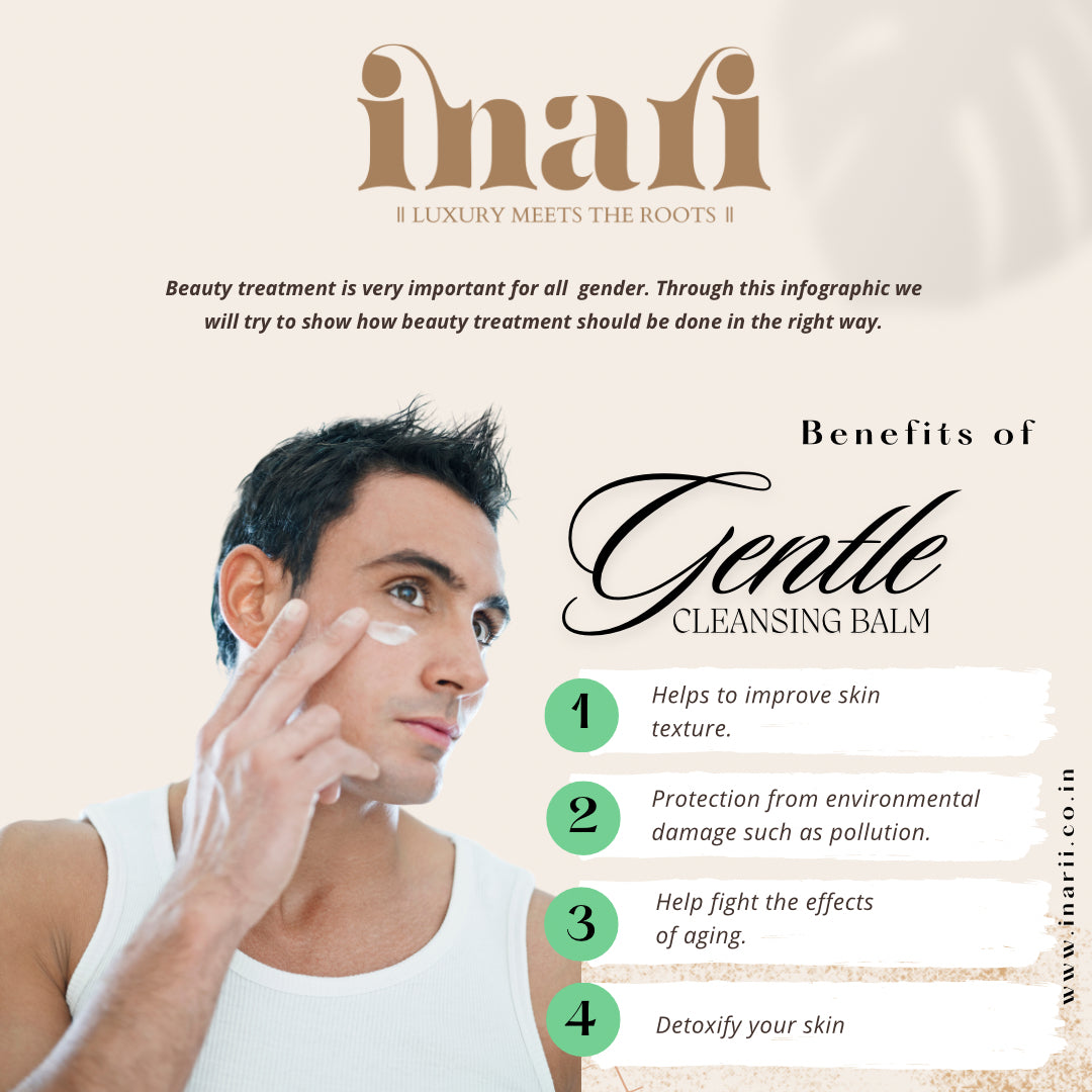 INARI™ Gentle cleansing Balm Removes dirt, oil, and makeup