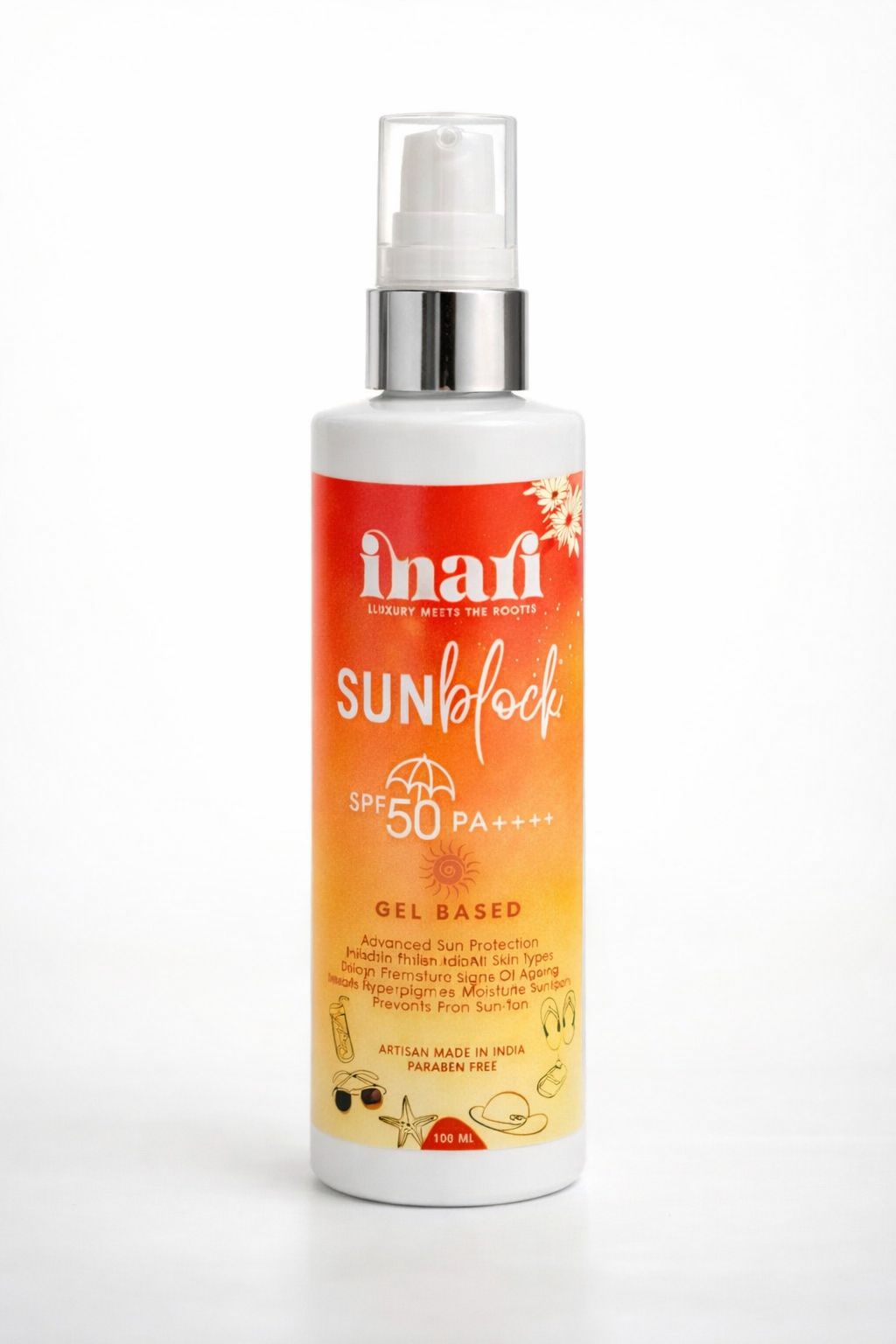 INARI™ SUNBLOCK 50++++ SPF the BFF - GEL BASED 100ML